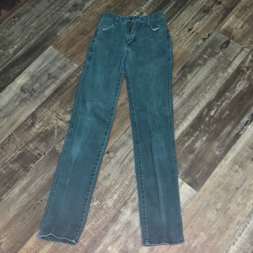 Green vintage wranglers